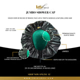 Original Black Jumbo Shower Cap